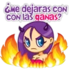 ¿Me dejaras CON
CON las ganas?