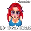 @ZambranoSticker
ME HICISTE LLORAR
