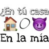 ¿En tú casa
En la mía