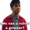 Me vas a volver
a golpear?
