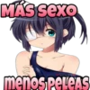 MÁS sexo
ViickyFa
menos PeLEAS