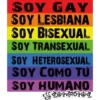 SOY GAY
SOY LESBIANA
SOY BISEXUAL
SOY TRANSEXUAL
SOY HETEROSEXUAL
SOY COMO TU
SOY HUMANO