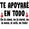TE APOYARÉ
EN TODO
(En la cama, en la pared, en
la mesa, el sofá, en todo)
@Vickyfas