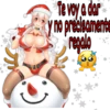 Te voy a dar
y no precisamente
regalo