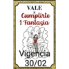Graha BACK
VALE
Cumplirte
1 Fantasia
Vigencia
30/02
WOSSESSme