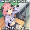 IM NOT LIKE OTHER GIRLS IM NOT EVEN A GIRL A