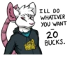 ILL DO WHATEVER YOU WANT 20 BUCKS