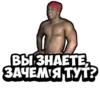 ВЫ ЗНАЕТЕ, ЗАЧЕМ Я ТУТ?