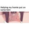 Helping my homie put on sunscreen 43