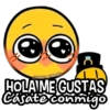 @HARLEY STICKERS 8 HOLA ME GUSTAS Casate conmigo