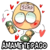 SIMP Harley Stickers ÁMAME TE PAGO