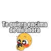 Te quiero encima de mi ahora